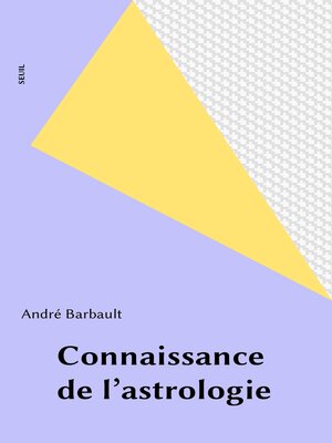cover image of Connaissance de l'astrologie